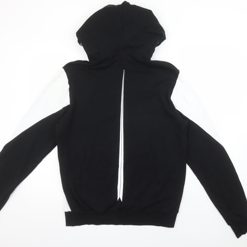 B.Malone Men’s Black Medium Pullover Hoodie with Rhinestone Logo