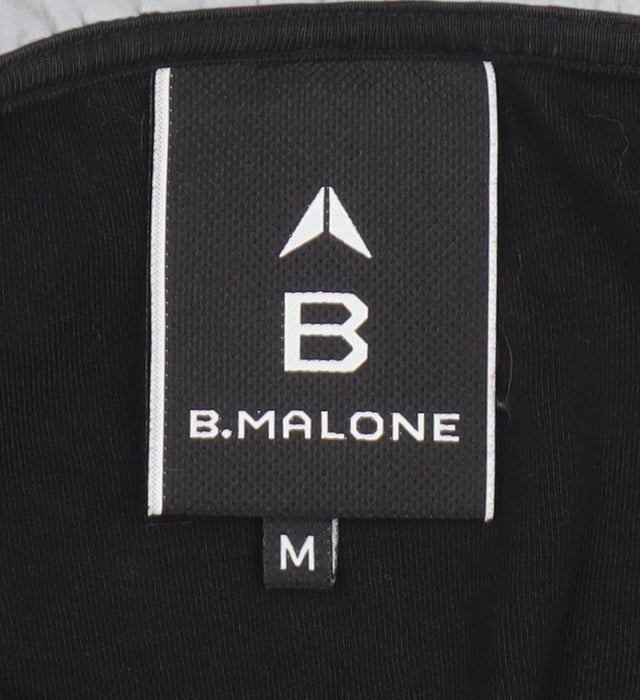 B.Malone Men’s Black Medium Pullover Hoodie with Rhinestone Logo