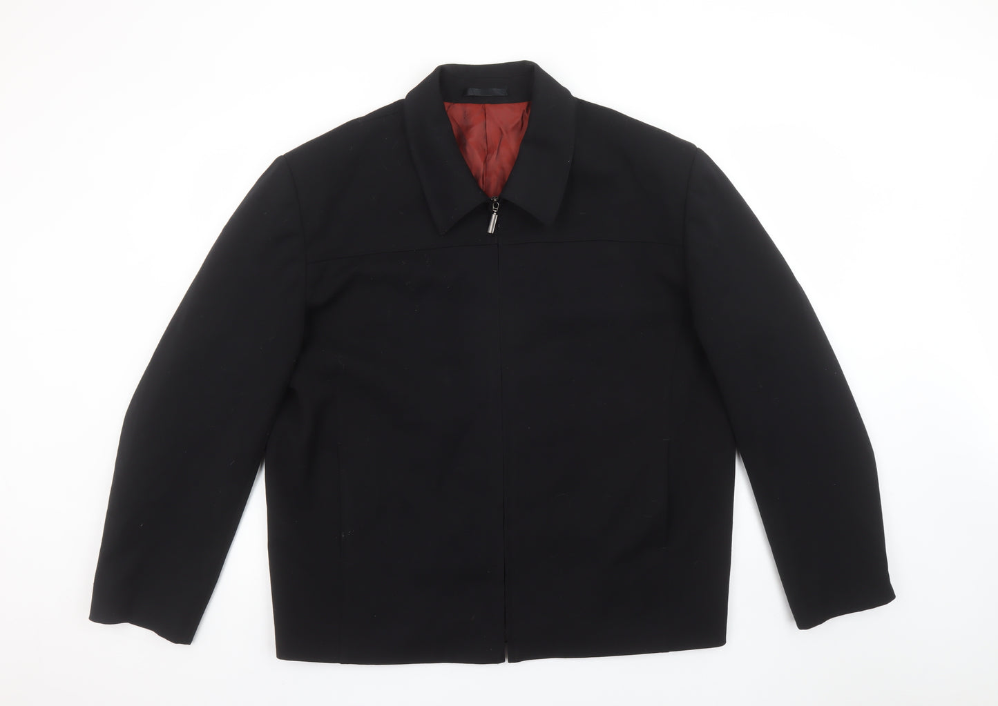 Giopelle Women's Black XL Full Zip Short Twill Jacket