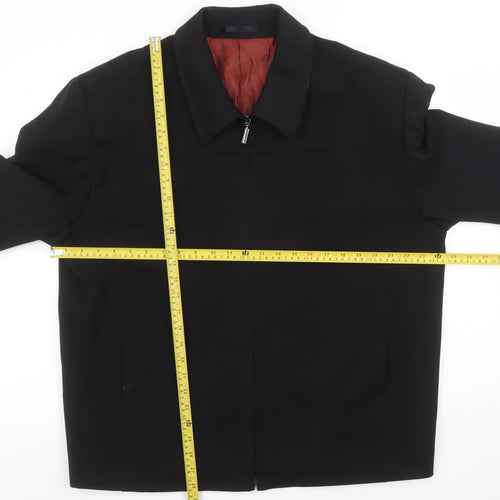 Giopelle Women's Black XL Full Zip Short Twill Jacket