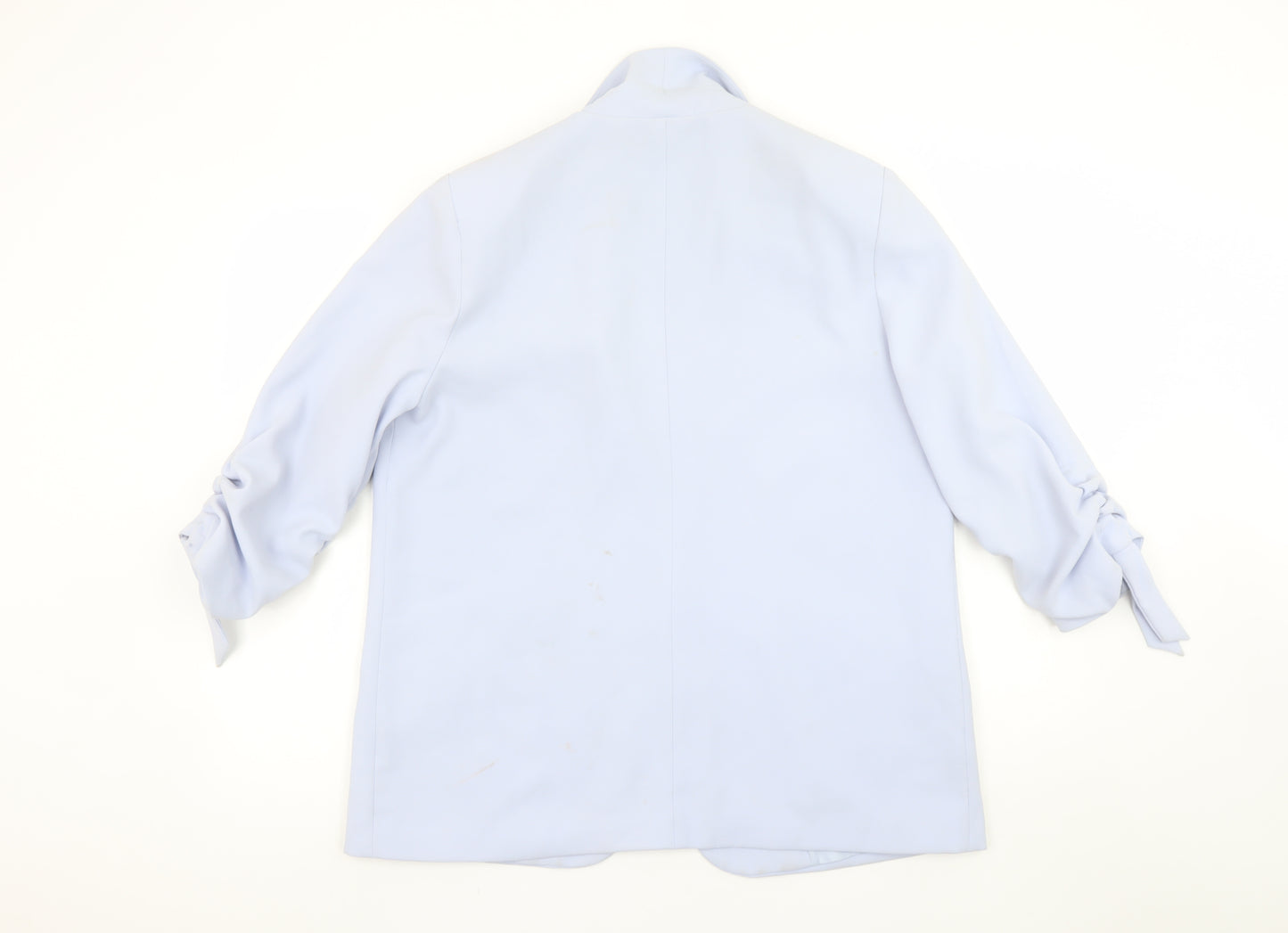River Island Women Blue Size 14 Relaxed Fit Lined Blazer Jacket