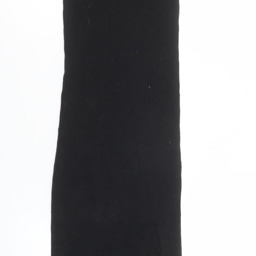 PrettyLittleThing Women's Black Sleeveless V-Neck Knit Bodycon Midi Dress S