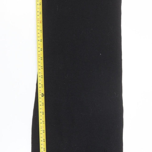 PrettyLittleThing Women's Black Sleeveless V-Neck Knit Bodycon Midi Dress S