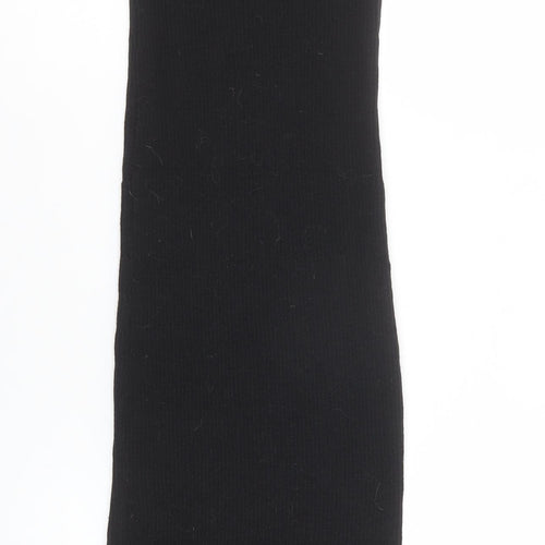 PrettyLittleThing Women's Black Sleeveless V-Neck Knit Bodycon Midi Dress S