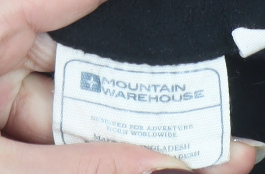 Mountain Warehouse Men’s Black Fleece 1/4 Zip Pullover Sweatshirt Size L