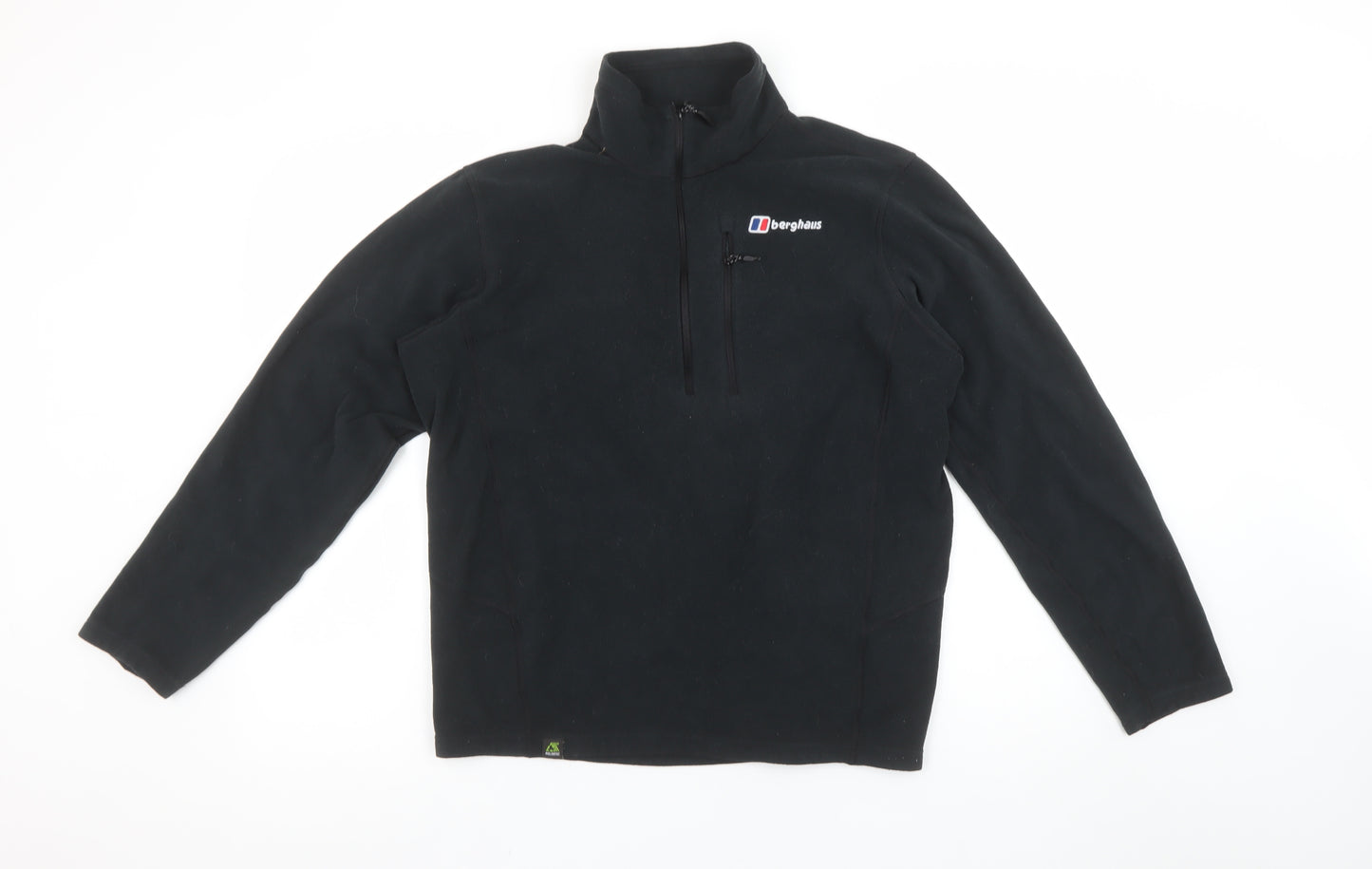Berghaus Men's Black Fleece 1/4 Zip Pullover Sweatshirt M