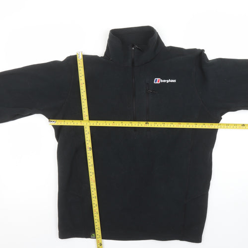 Berghaus Men's Black Fleece 1/4 Zip Pullover Sweatshirt M