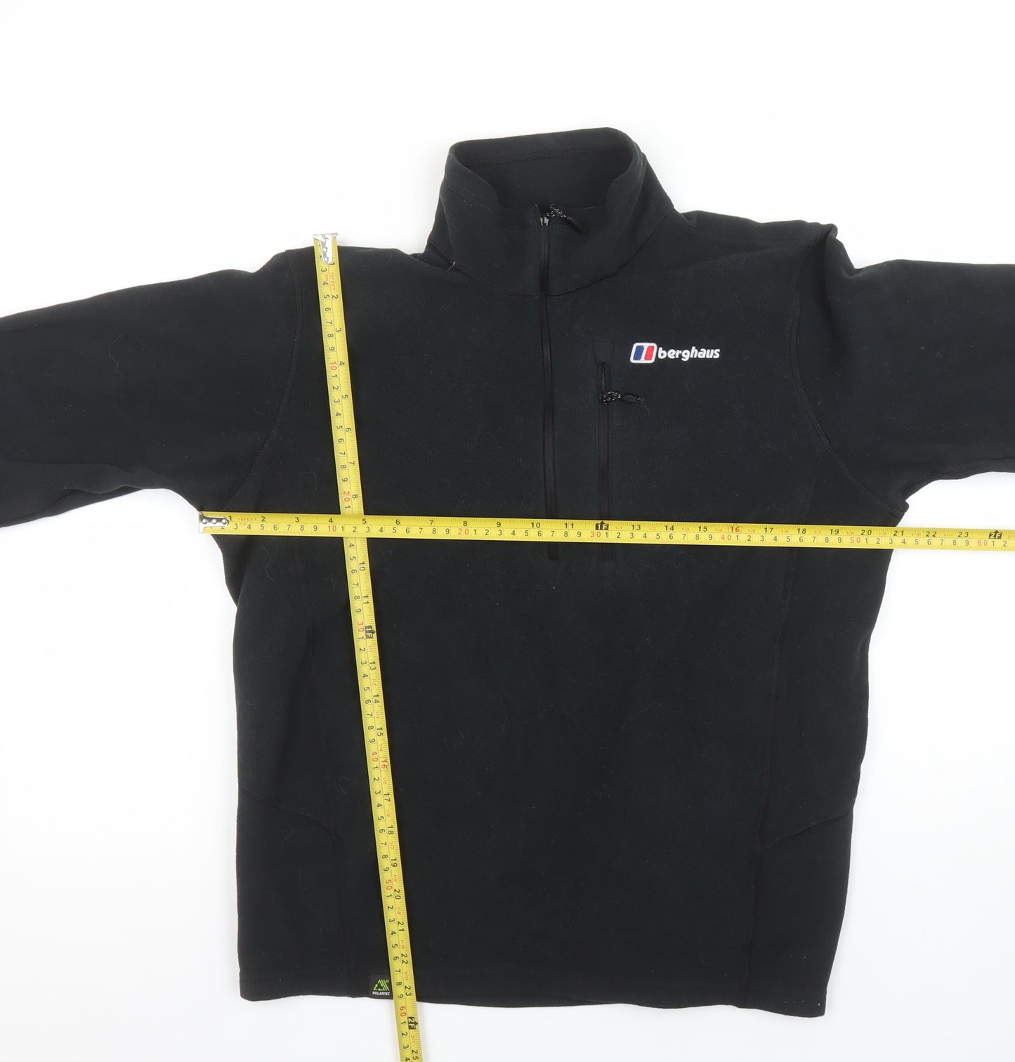 Berghaus Men's Black Fleece 1/4 Zip Pullover Sweatshirt M