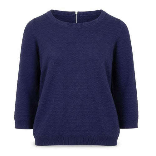 United Colors of Benetton Women's Blue Knit Pullover Jumper S
