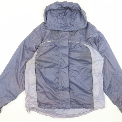 Peter Storm Women’s Purple Waterproof Hooded Rain Jacket Size 14
