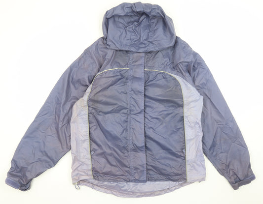 Peter Storm Women’s Purple Waterproof Hooded Rain Jacket Size 14