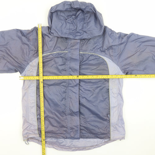 Peter Storm Women’s Purple Waterproof Hooded Rain Jacket Size 14