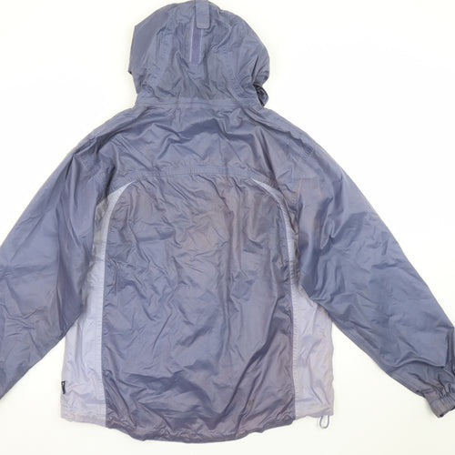 Peter Storm Women’s Purple Waterproof Hooded Rain Jacket Size 14