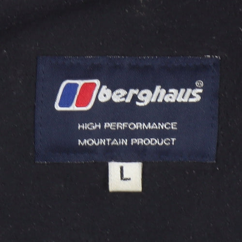 Berghaus Men’s Red Waterproof Parka Jacket L Hooded Outdoor Coat