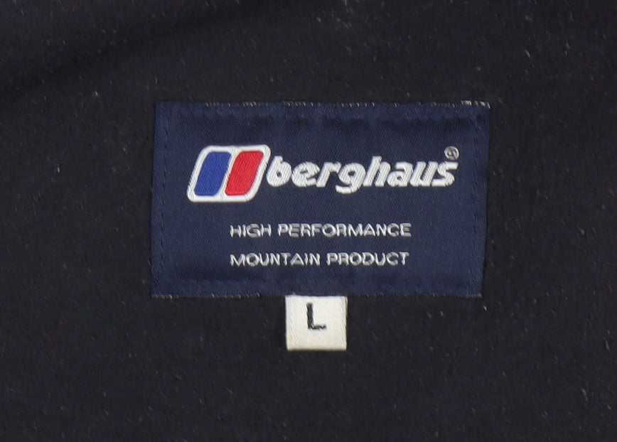 Berghaus Men’s Red Waterproof Parka Jacket L Hooded Outdoor Coat