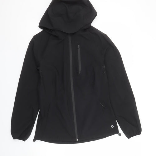 Marks and Spencer Women’s Black Waterproof Hooded Softshell Jacket Size 6