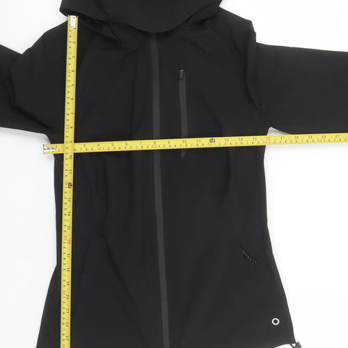 Marks and Spencer Women’s Black Waterproof Hooded Softshell Jacket Size 6