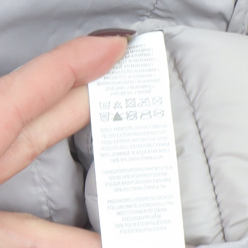 Primark Women Beige Lightweight Puffer Jacket Size S