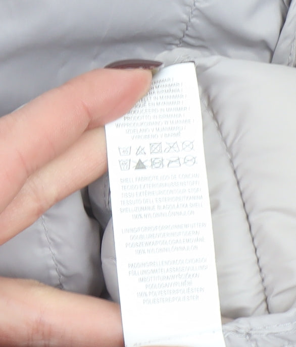 Primark Women Beige Lightweight Puffer Jacket Size S