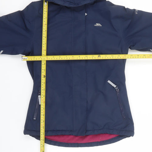 Trespass Boys Blue Waterproof Hooded Parka Jacket 9-10 Years