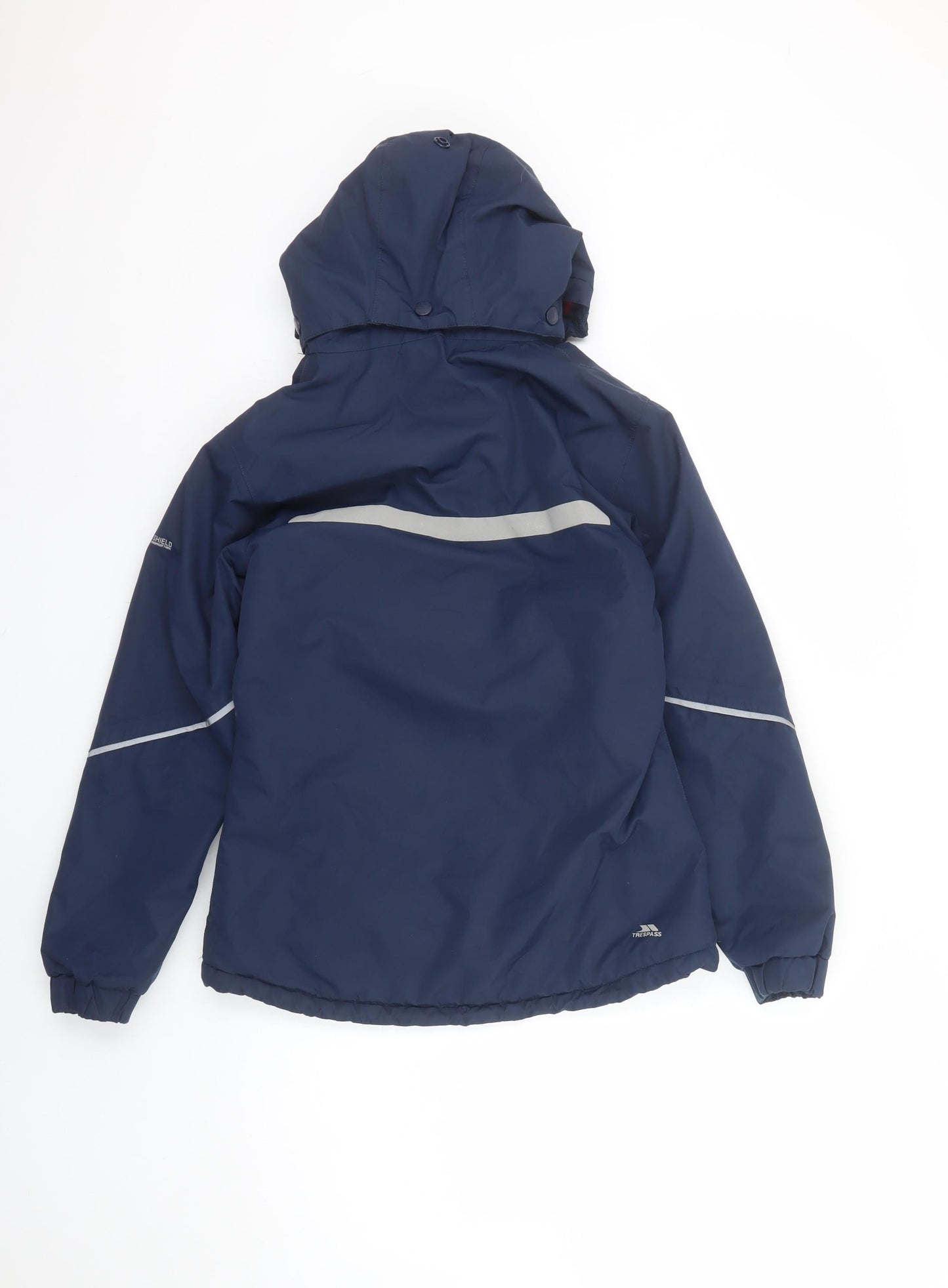 Trespass Boys Blue Waterproof Hooded Parka Jacket 9-10 Years