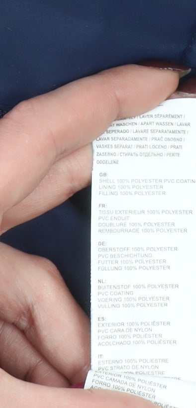 Trespass Boys Blue Waterproof Hooded Parka Jacket 9-10 Years