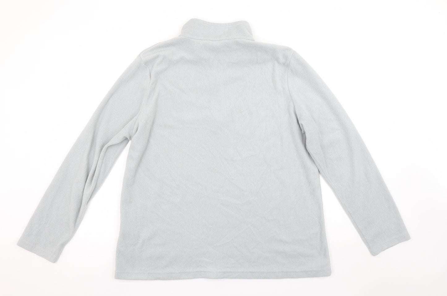 Regatta Women’s Grey 1/4 Zip Fleece Sweatshirt UK 18 Outdoor Pullover