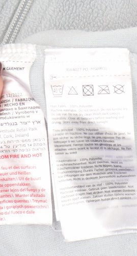 Regatta Women’s Grey 1/4 Zip Fleece Sweatshirt UK 18 Outdoor Pullover