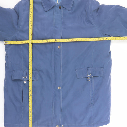 Balmoral Collection Women's Blue Size 20 Lined Parka Jacket