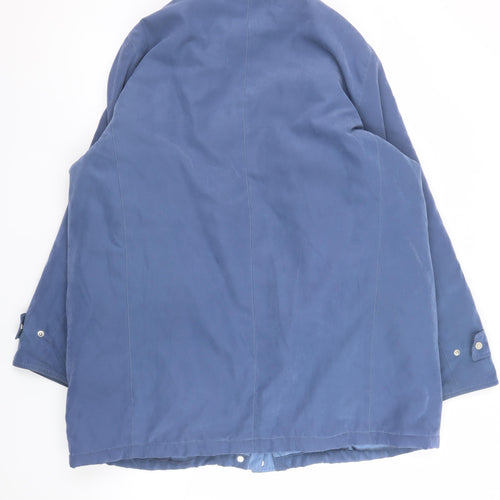 Balmoral Collection Women's Blue Size 20 Lined Parka Jacket