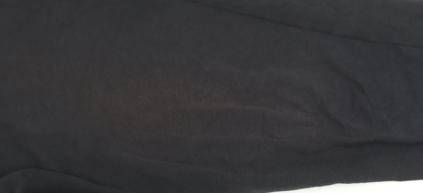 Under Armour Women Black Large Jogger Sweatpants Cotton Blend