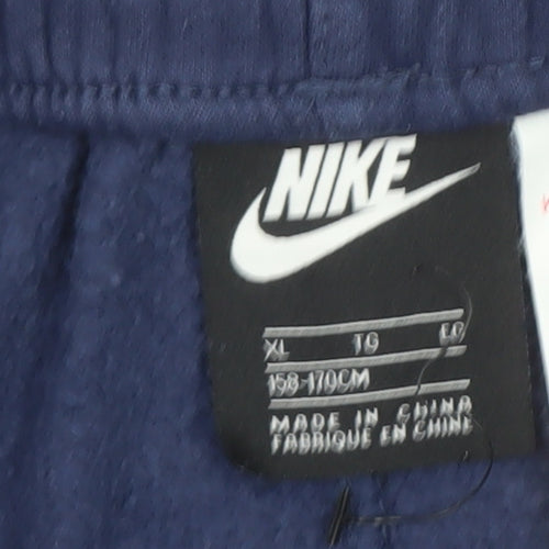 Nike Boys Blue XL Jogger Sweatpants Fleece Comfort Trousers