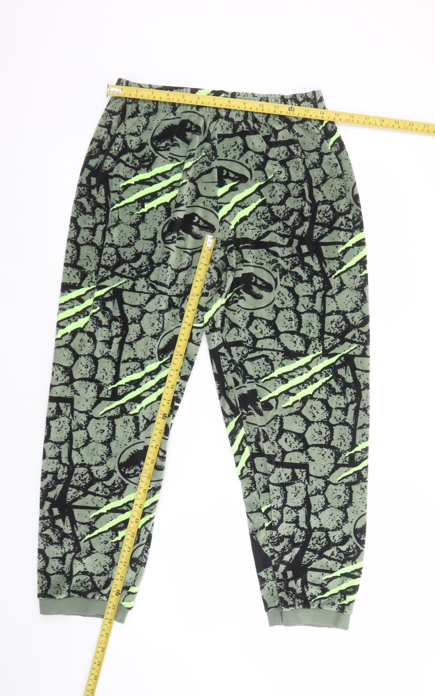 Marks and Spencer Boys Green Jurassic Park Pyjama Pants 13-14 Years