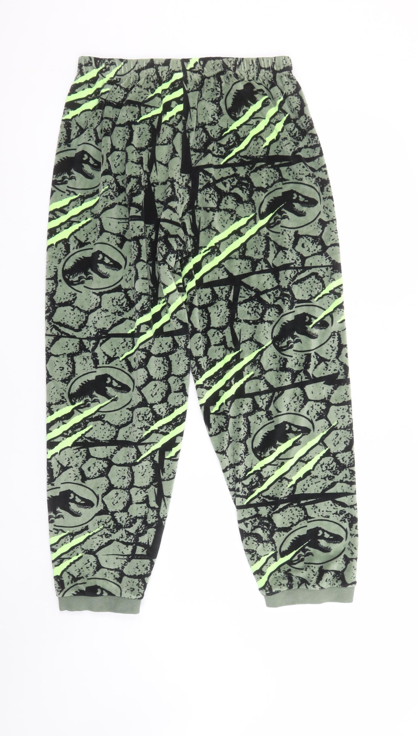 Marks and Spencer Boys Green Jurassic Park Pyjama Pants 13-14 Years