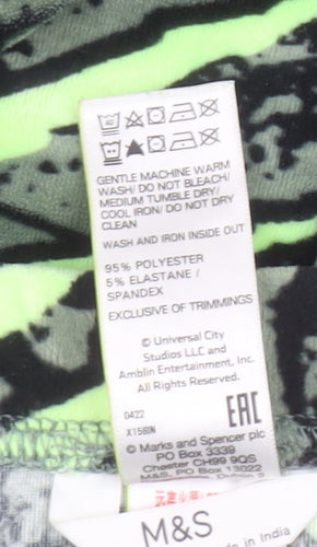 Marks and Spencer Boys Green Jurassic Park Pyjama Pants 13-14 Years