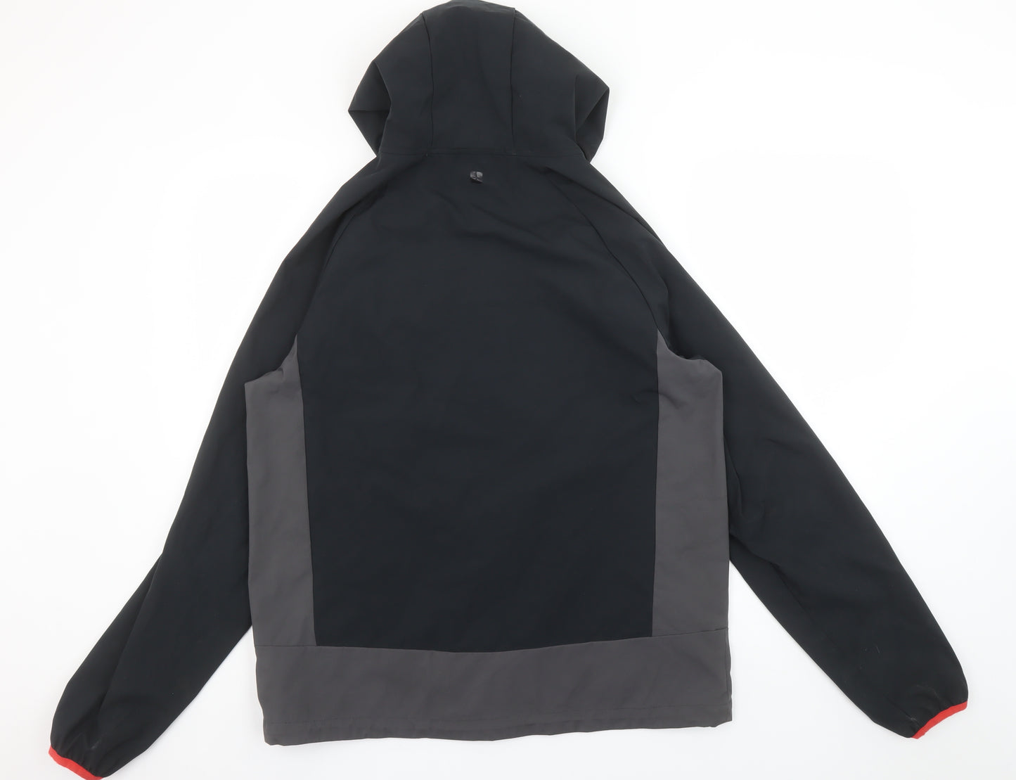 Mountain Warehouse Men's Black Softshell Hooded Jacket M Windproof Water Resistant