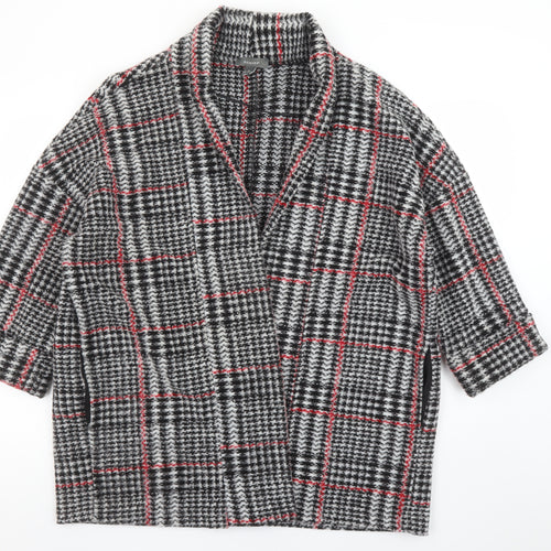 Primark Women’s Multicoloured Check Coatigan Size M (10/12)