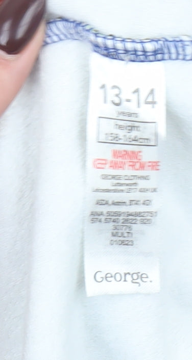 George Boys Multicoloured Minecraft Fleece Pyjama Top 13-14 Years