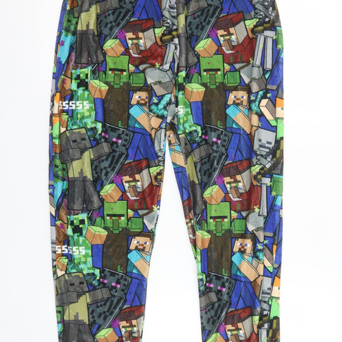 George Boys Minecraft Fleece Pyjama Pants Multicoloured 13-14 Years