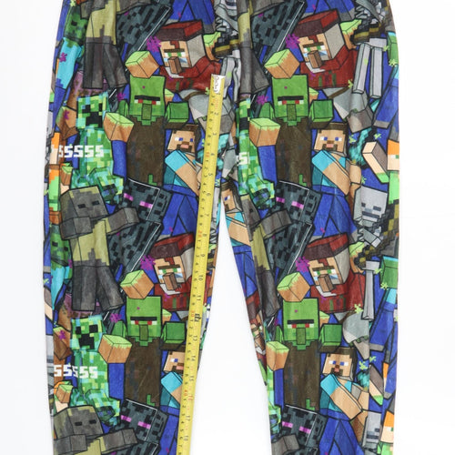 George Boys Minecraft Fleece Pyjama Pants Multicoloured 13-14 Years