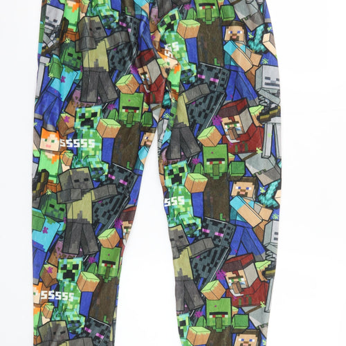 George Boys Minecraft Fleece Pyjama Pants Multicoloured 13-14 Years