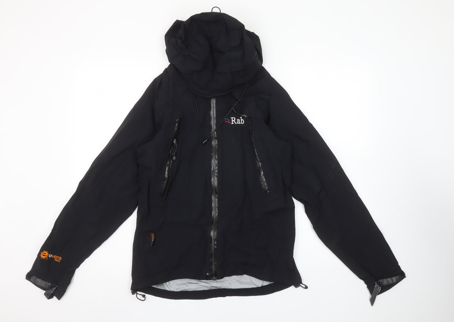 Rab Womens Black Waterproof Hooded Neutrino Jacket UK 10