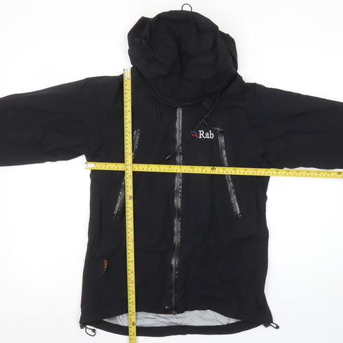 Rab Womens Black Waterproof Hooded Neutrino Jacket UK 10