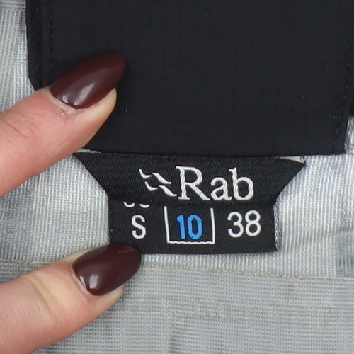 Rab Womens Black Waterproof Hooded Neutrino Jacket UK 10