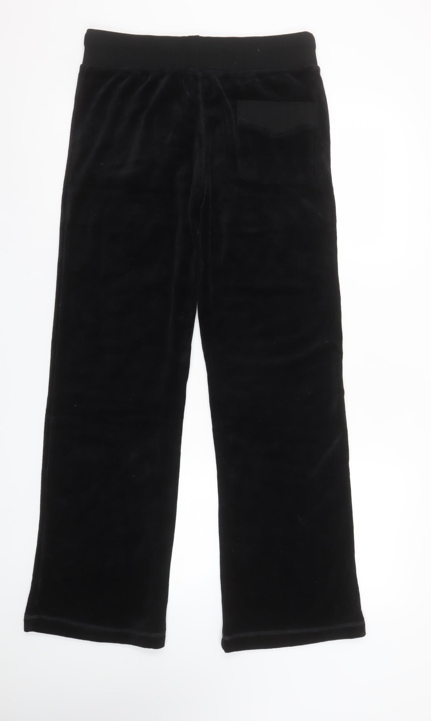 Urban Diva Women's Black Velour Sweatpants M Comfort Lounge Trousers