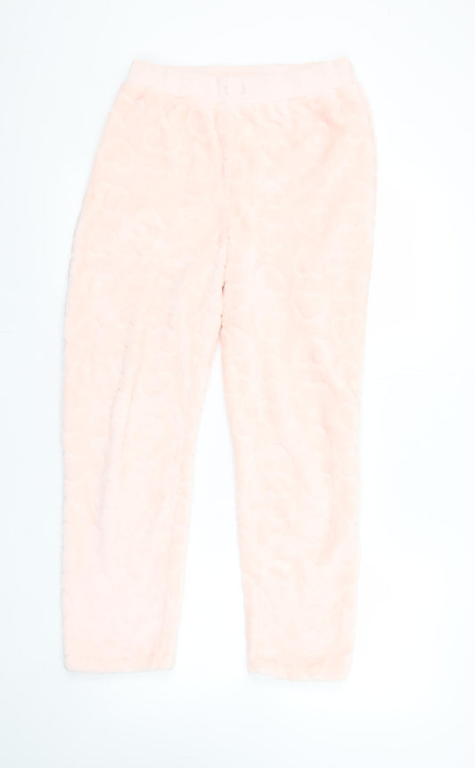 Love to Lounge Women Pink Fleece Pyjama Pants Size S Winter Loungewear