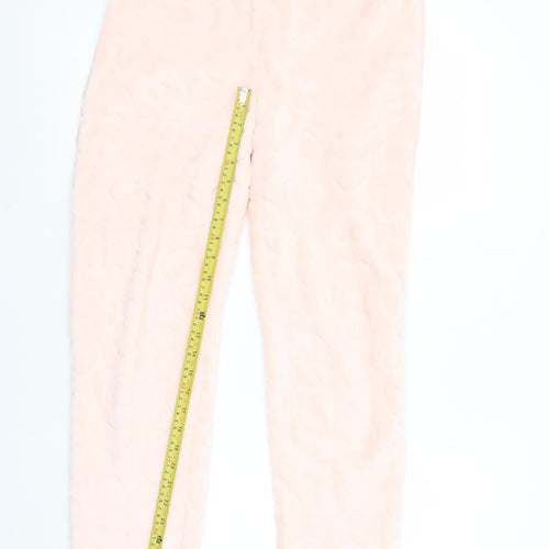 Love to Lounge Women Pink Fleece Pyjama Pants Size S Winter Loungewear