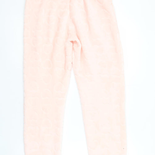 Love to Lounge Women Pink Fleece Pyjama Pants Size S Winter Loungewear