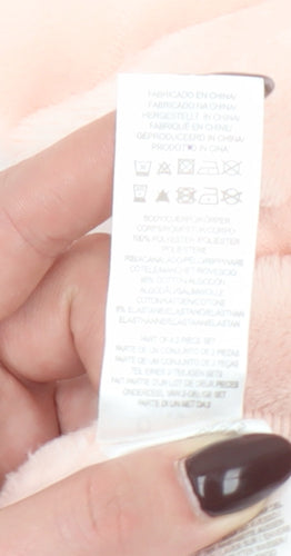 Love to Lounge Women Pink Fleece Pyjama Pants Size S Winter Loungewear