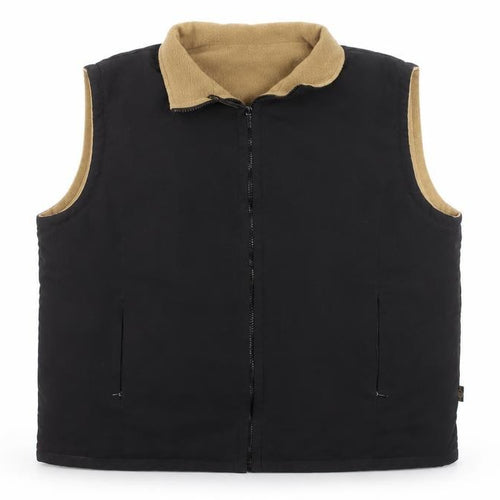 Bonmarché Women's Black Fleece Lined Zip Waistcoat Size L